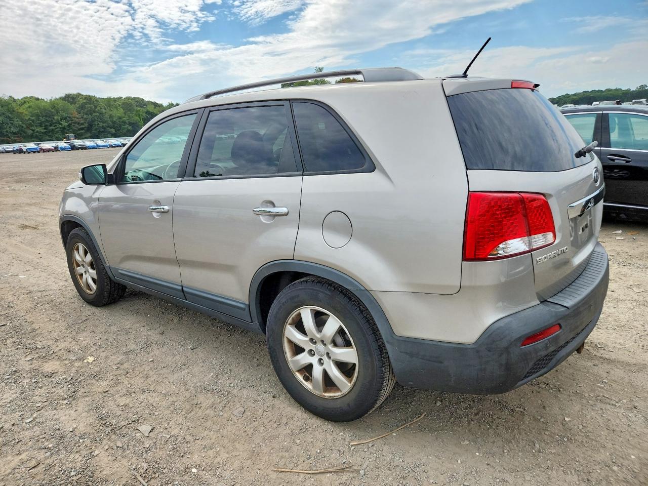 2013 Kia Sorento Lx Gray vin: 5XYKT4A69DG382040