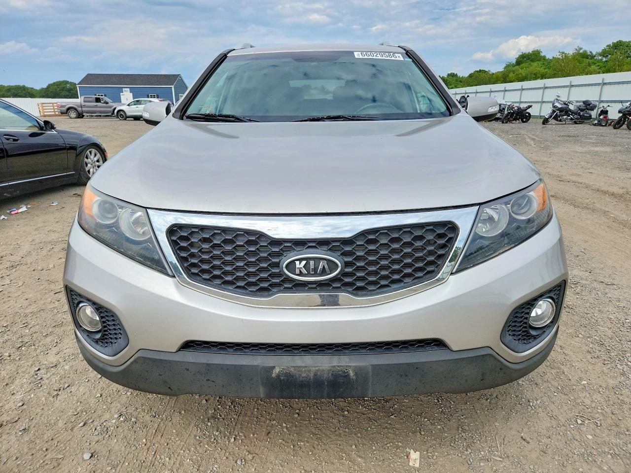 2013 Kia Sorento Lx Gray vin: 5XYKT4A69DG382040