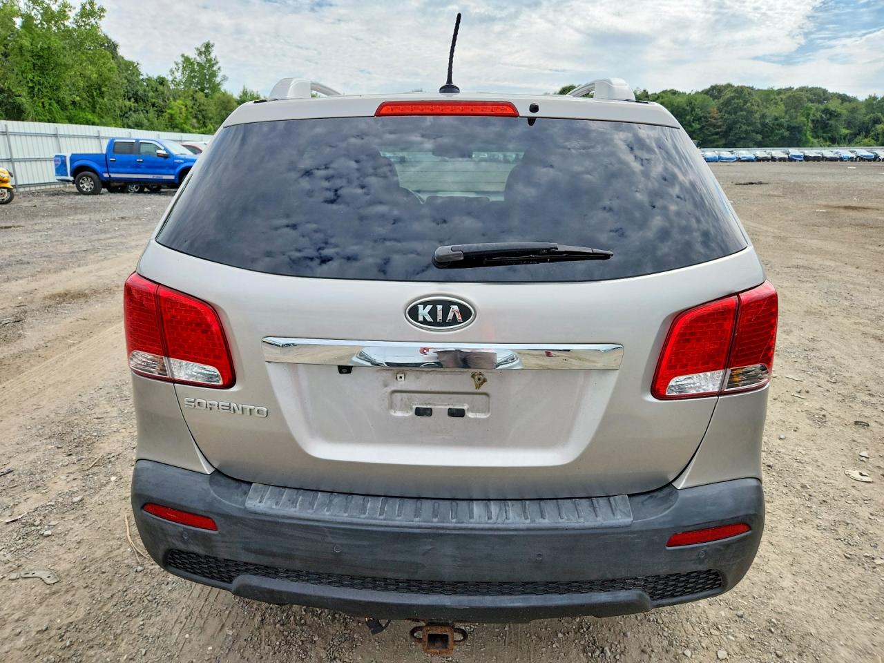 2013 Kia Sorento Lx Gray vin: 5XYKT4A69DG382040