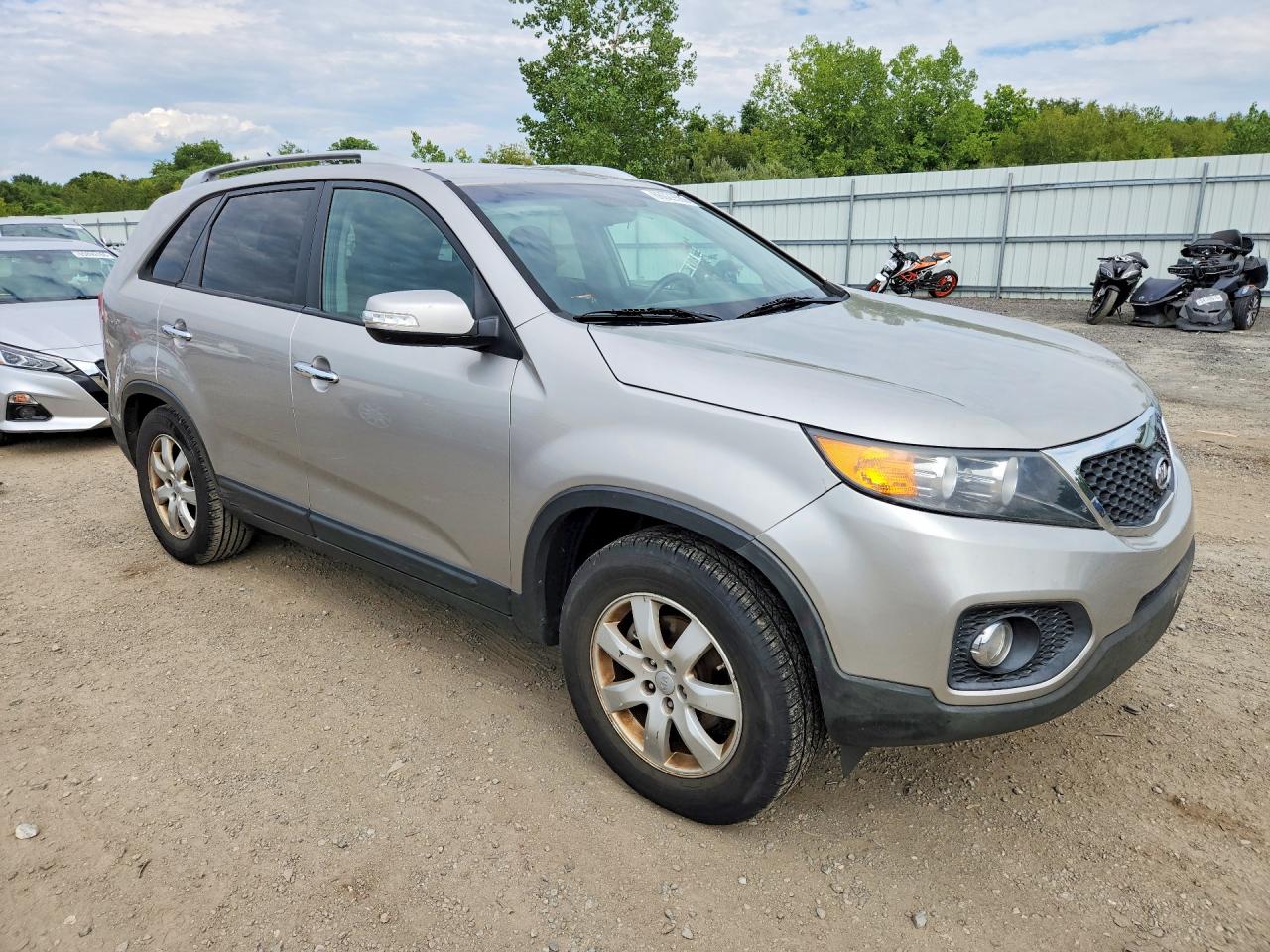 2013 Kia Sorento Lx Gray vin: 5XYKT4A69DG382040