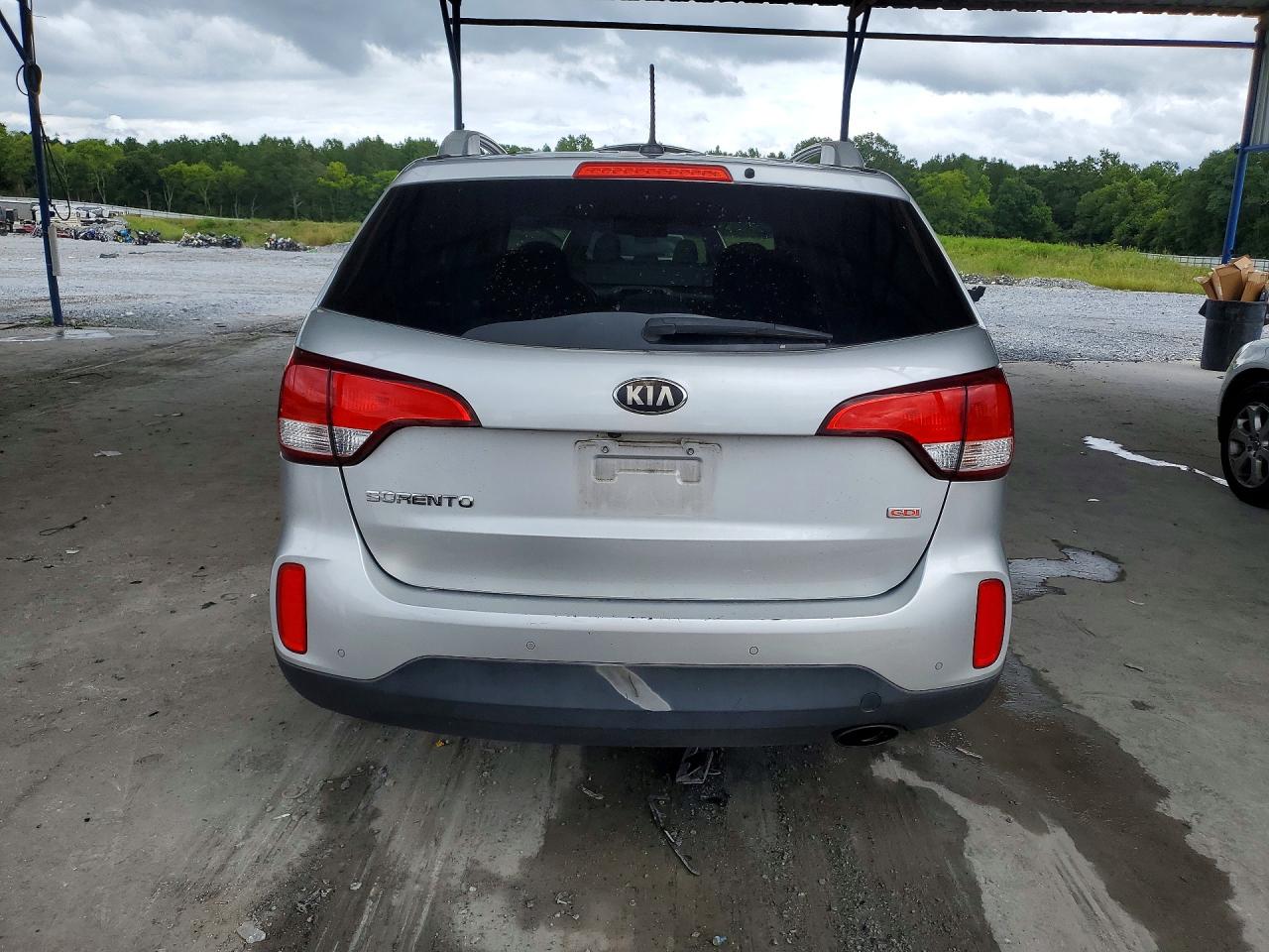 2014 Kia Sorento Lx Silver vin: 5XYKT4A69EG506888