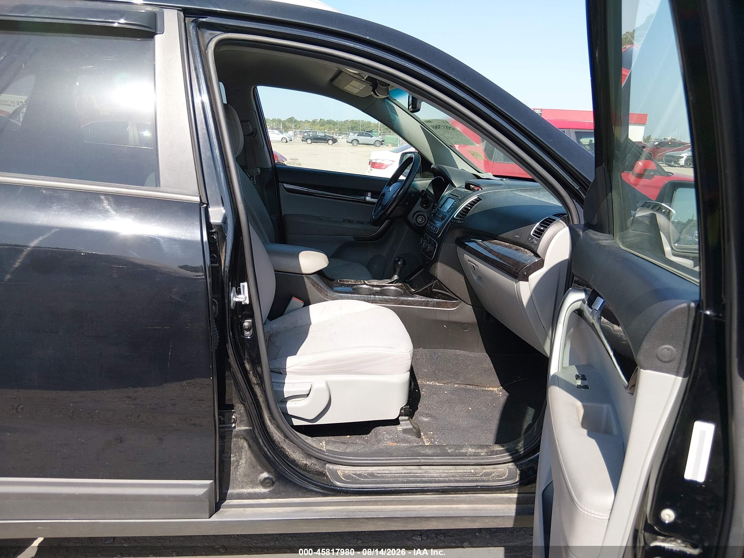 2015 Kia Sorento Lx Black vin: 5XYKT4A69FG648112