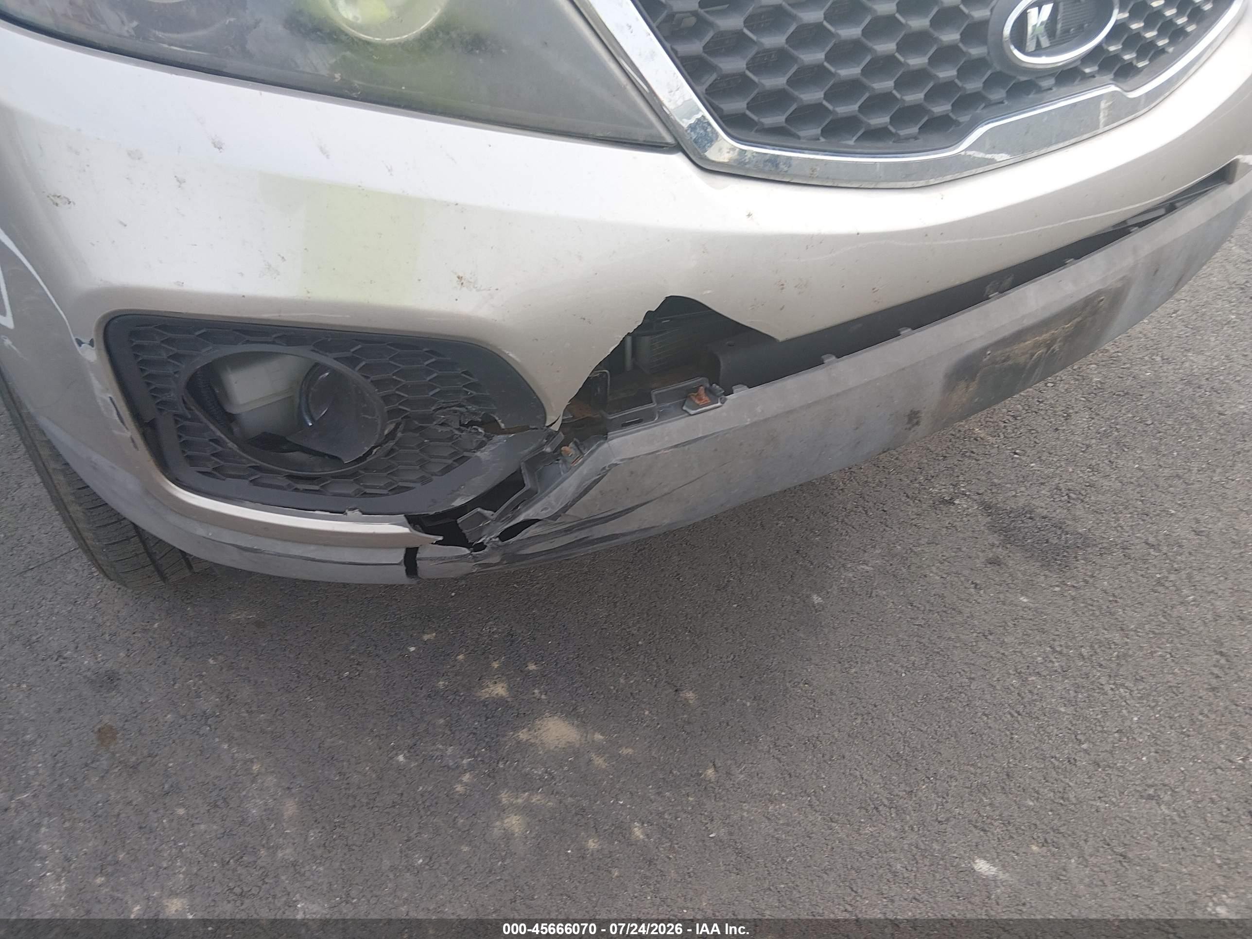 2013 Kia Sorento Lx Бежевый vin: 5XYKT4A6XDG418320