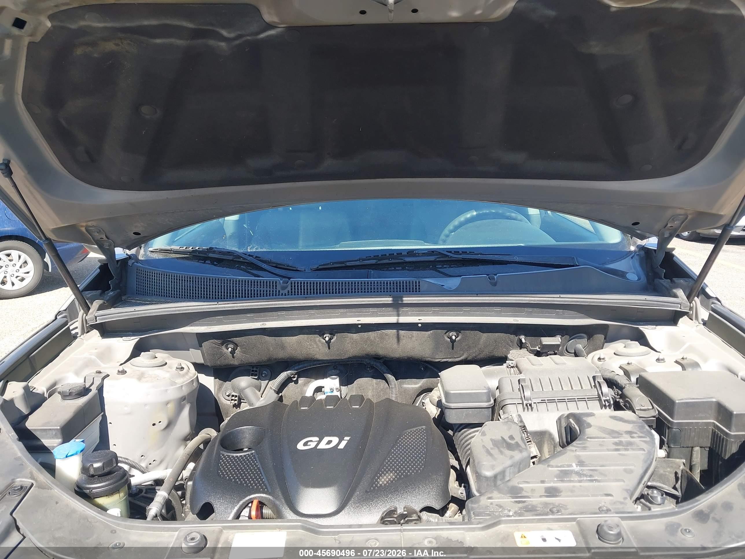 2013 Kia Sorento Lx Silver vin: 5XYKT4A6XDG424439