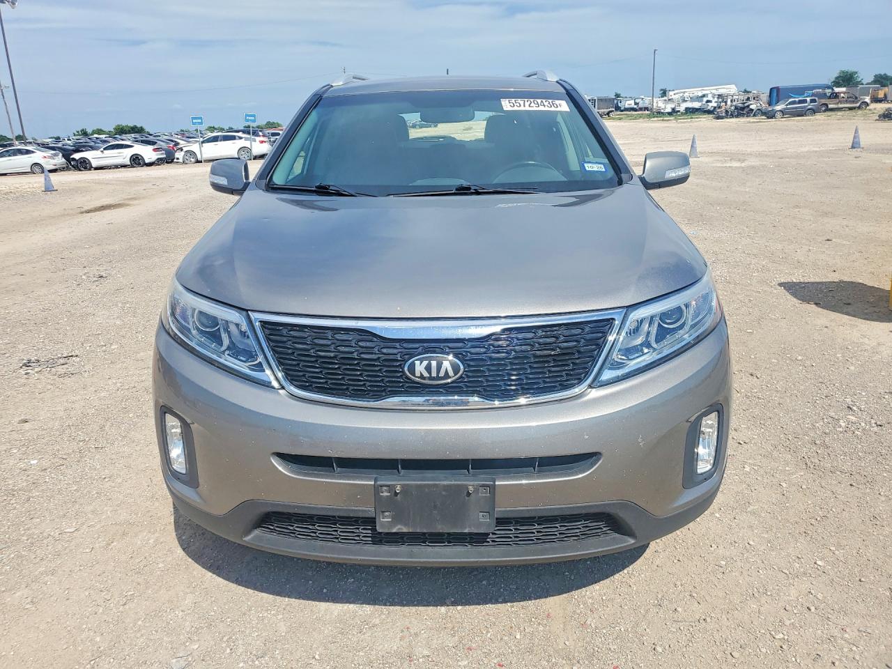 2014 Kia Sorento Lx Brown vin: 5XYKT4A6XEG490152