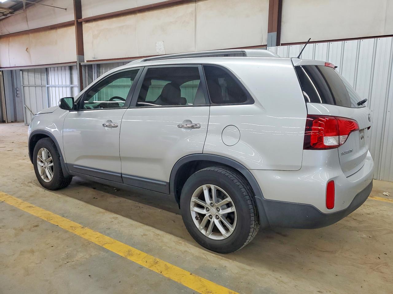 2014 Kia Sorento Lx Silver vin: 5XYKT4A6XEG519424