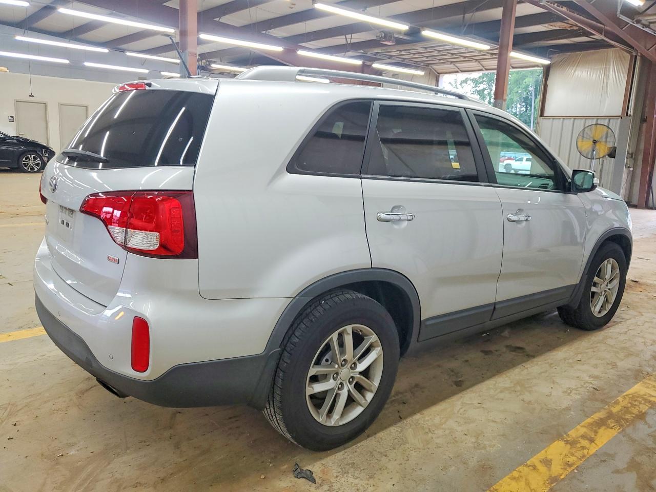 2014 Kia Sorento Lx Silver vin: 5XYKT4A6XEG519424