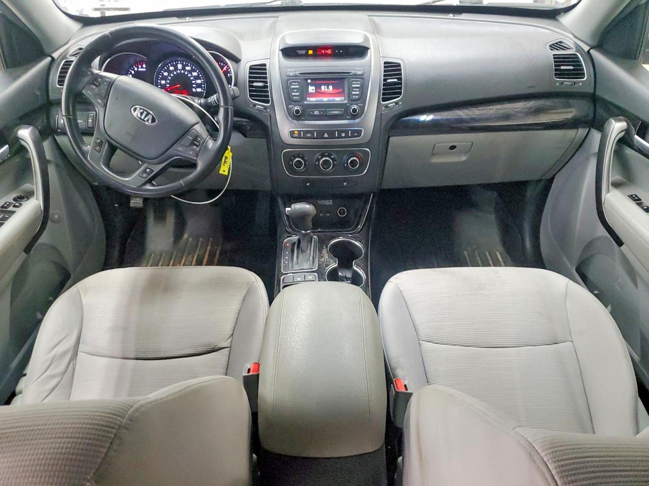2014 Kia Sorento Lx Silver vin: 5XYKT4A6XEG519424