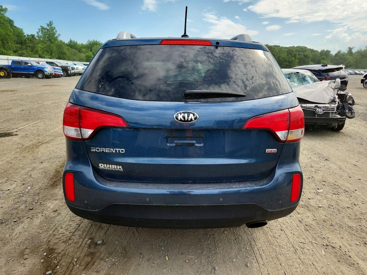2015 Kia Sorento Lx Blue vin: 5XYKT4A6XFG579804