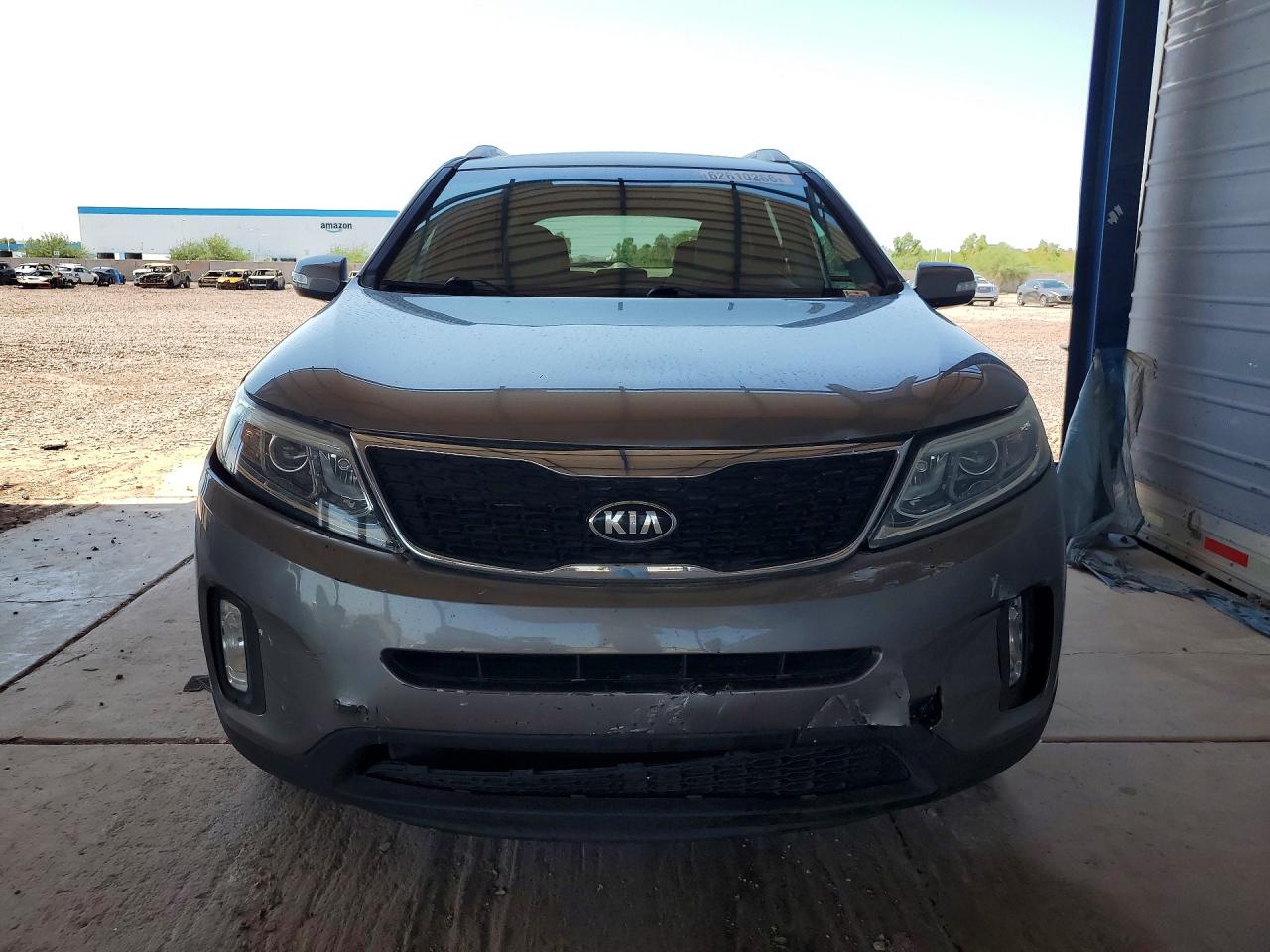 2015 Kia Sorento Lx Gray vin: 5XYKT4A6XFG602515