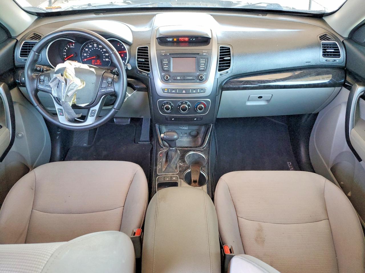 2015 Kia Sorento Lx Gray vin: 5XYKT4A6XFG602515