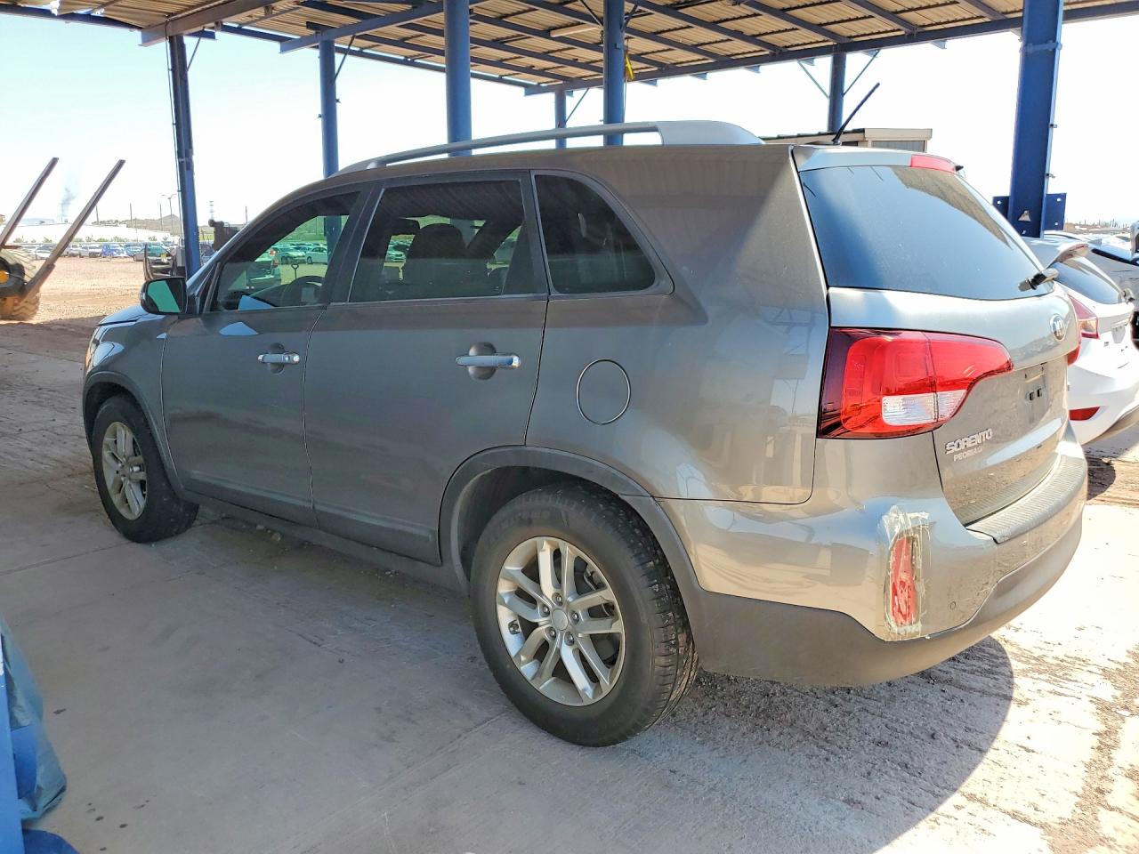 2015 Kia Sorento Lx Gray vin: 5XYKT4A6XFG602515