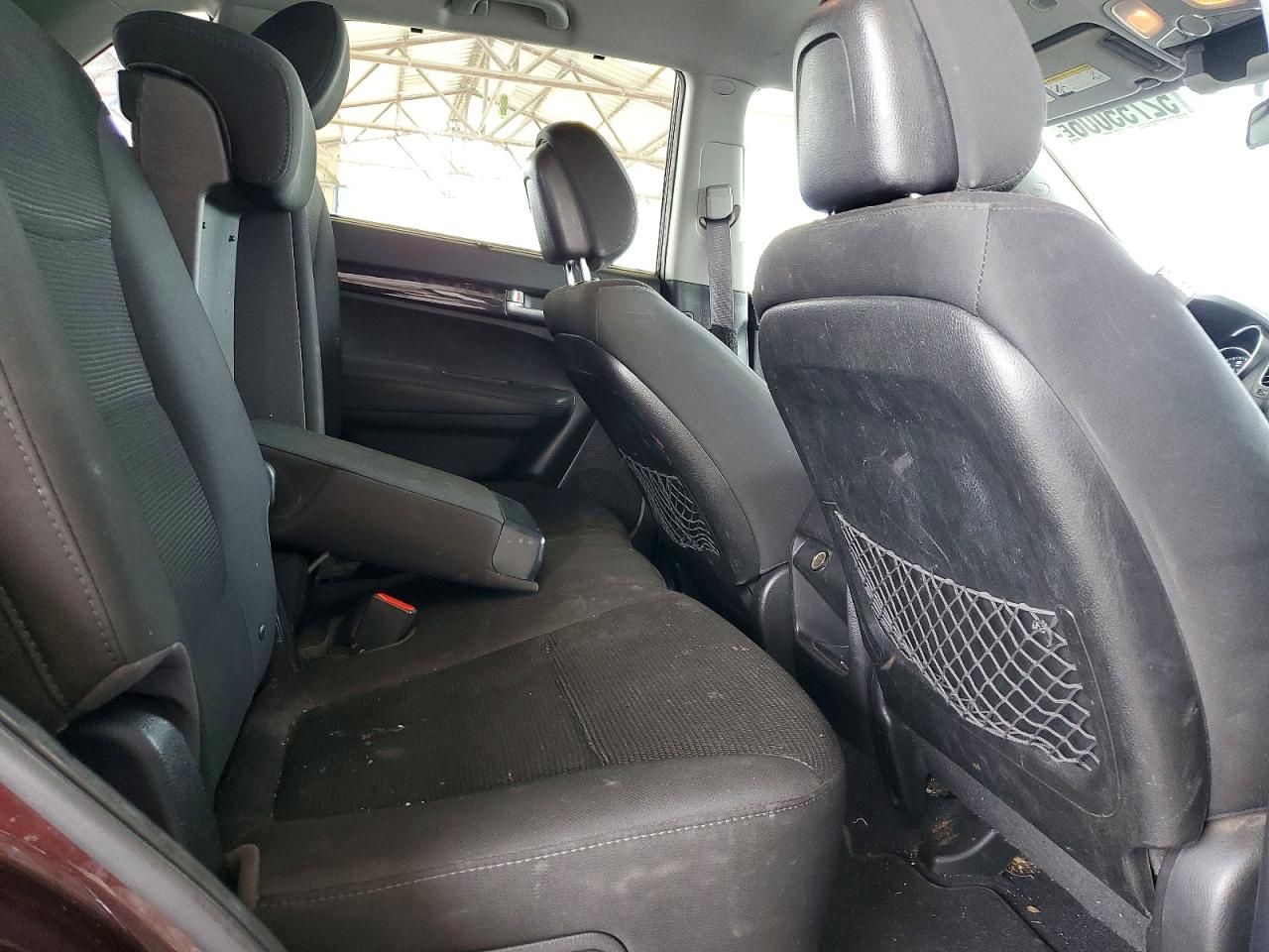 2015 Kia Sorento Lx Burgundy vin: 5XYKT4A6XFG649916