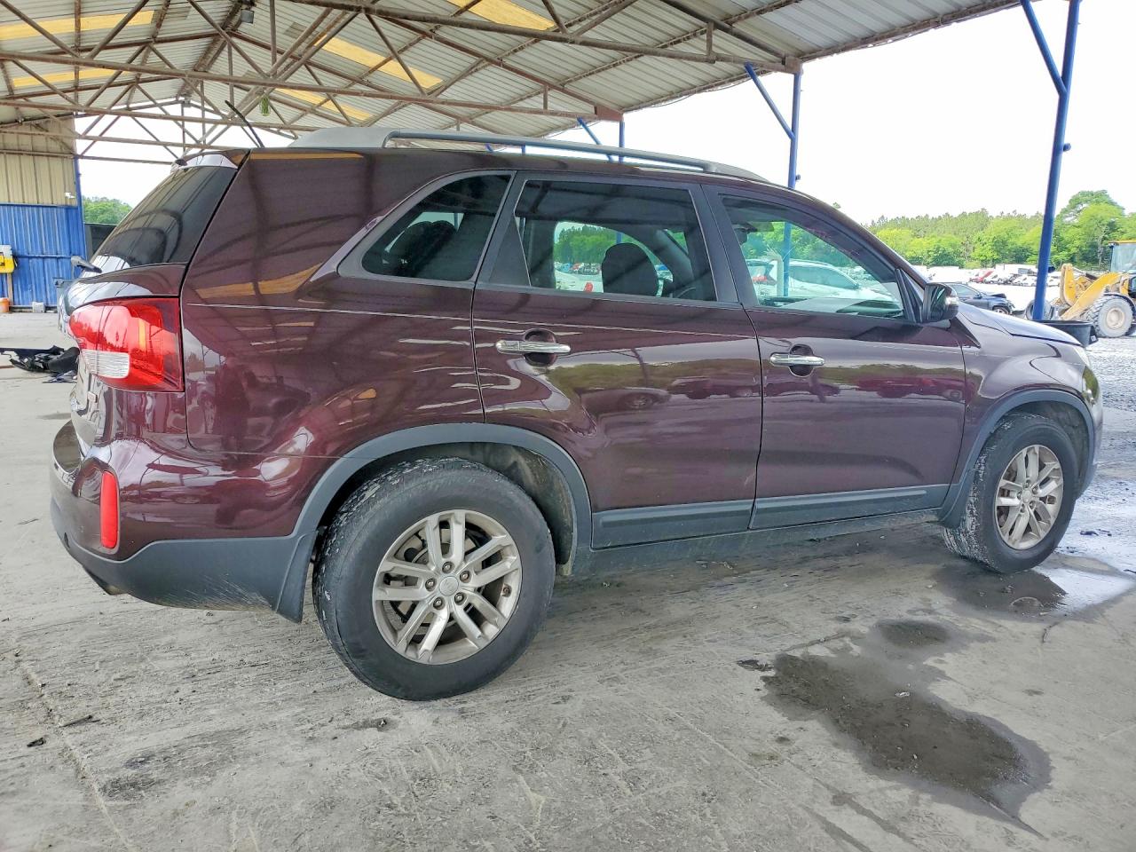 2015 Kia Sorento Lx Burgundy vin: 5XYKT4A6XFG649916