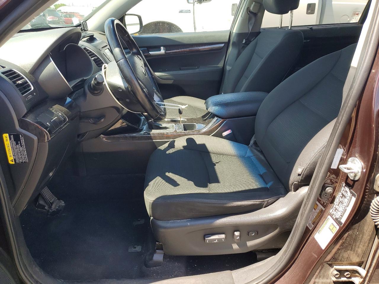 2014 Kia Sorento Lx Burgundy vin: 5XYKT4A70EG459789