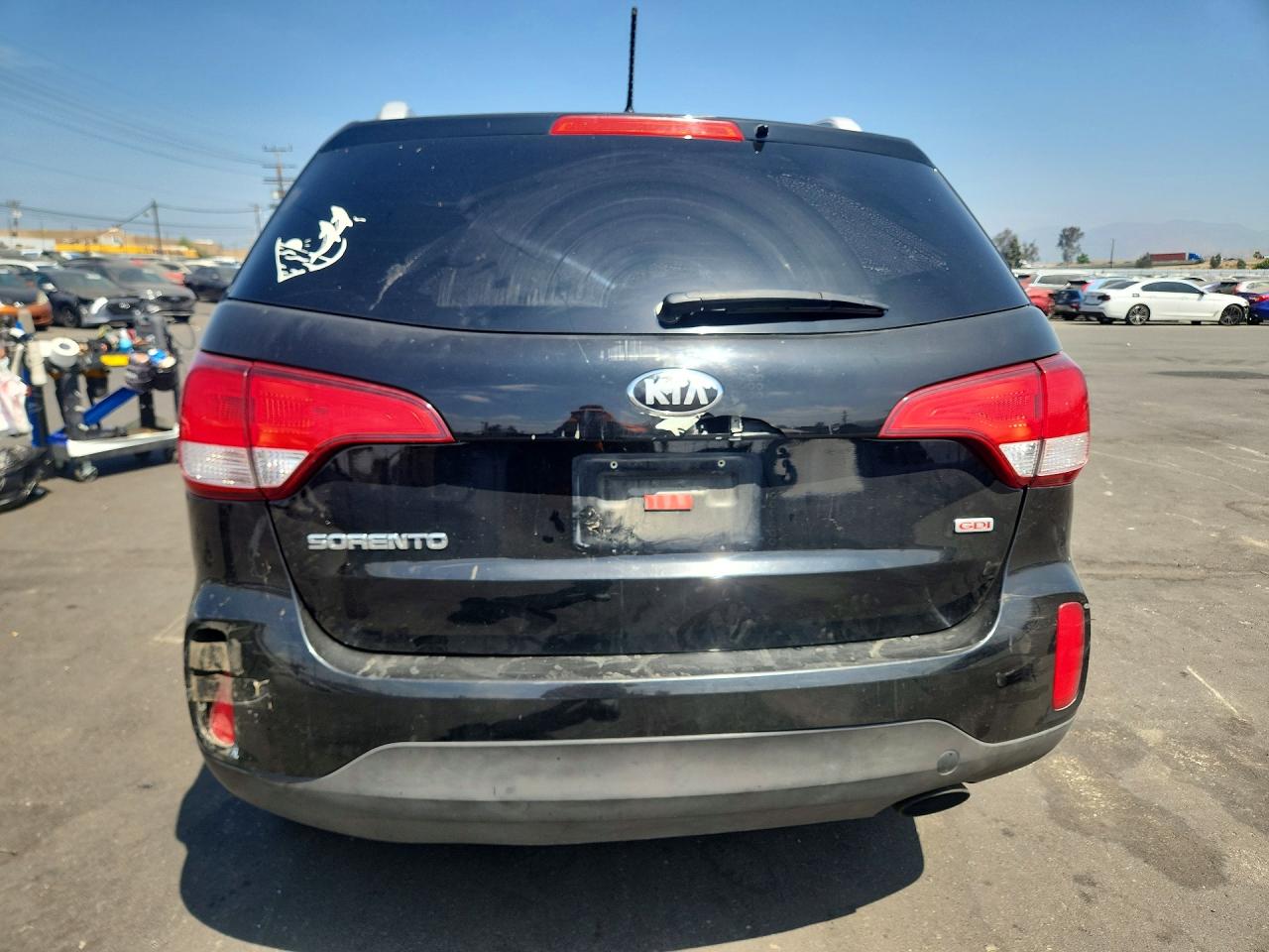 2015 Kia Sorento Lx Black vin: 5XYKT4A71FG589839