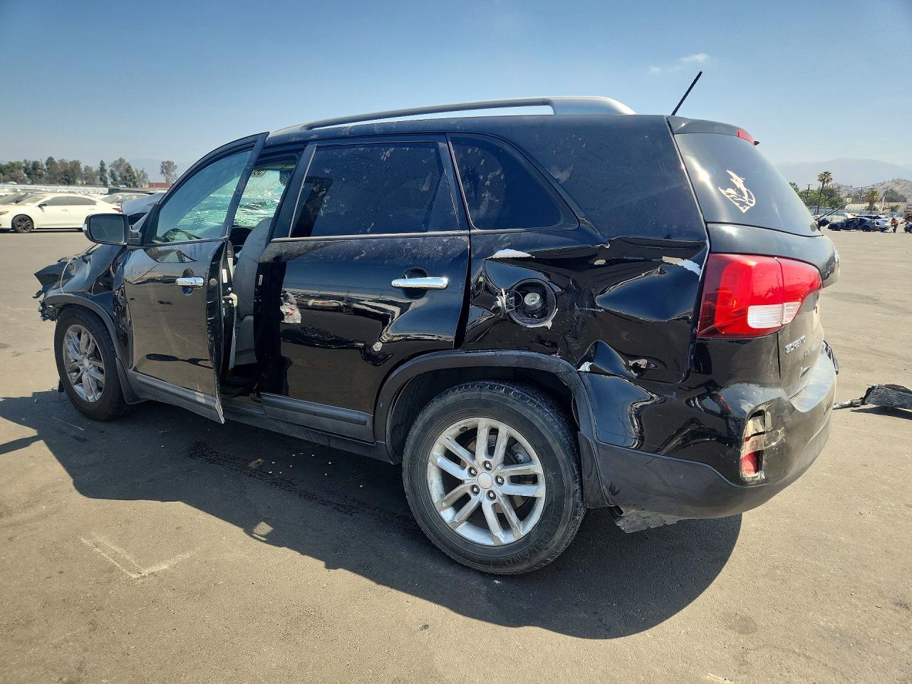 2015 Kia Sorento Lx Black vin: 5XYKT4A71FG589839