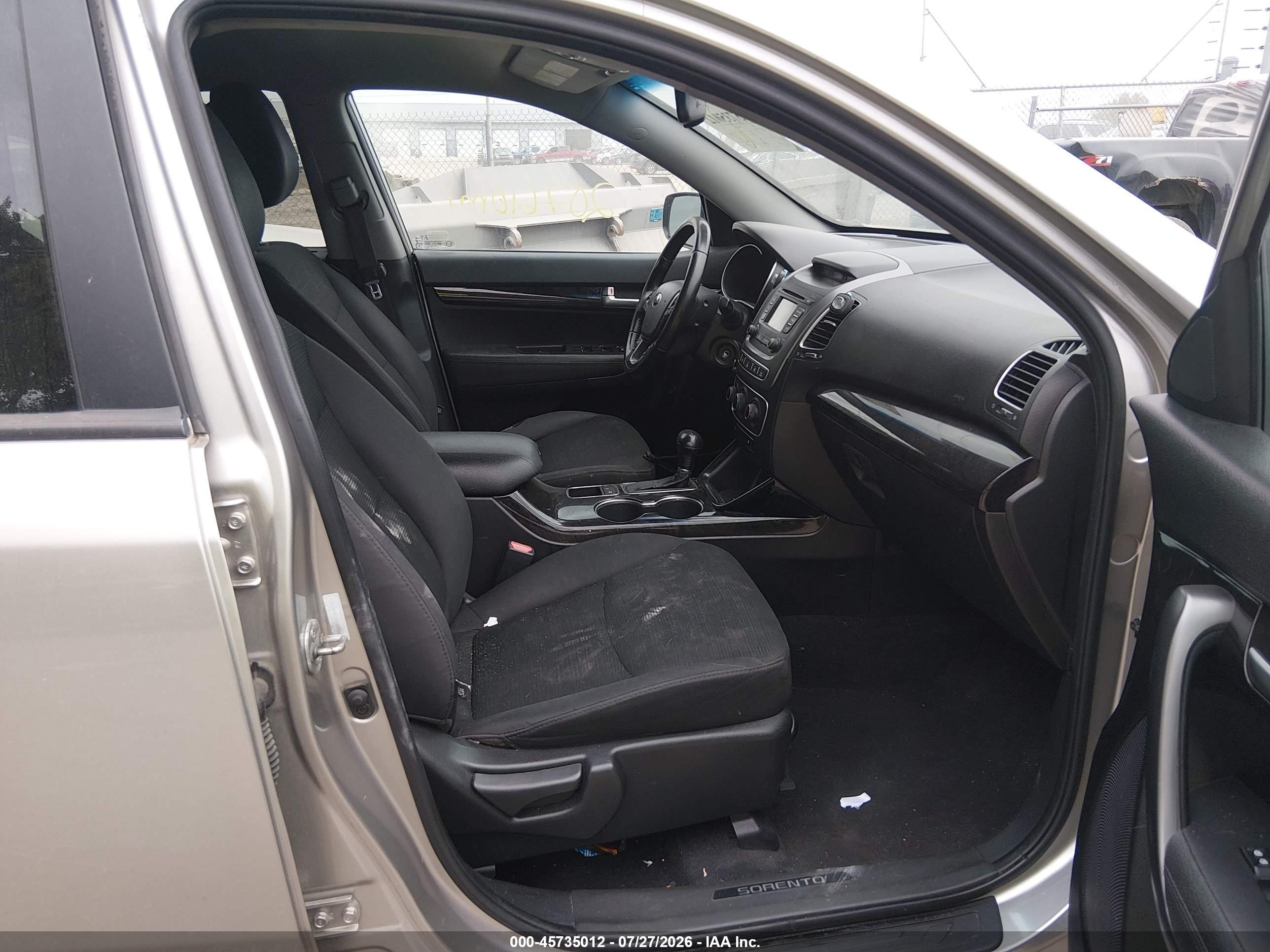 2014 Kia Sorento Lx V6 Pewter vin: 5XYKT4A73EG489529