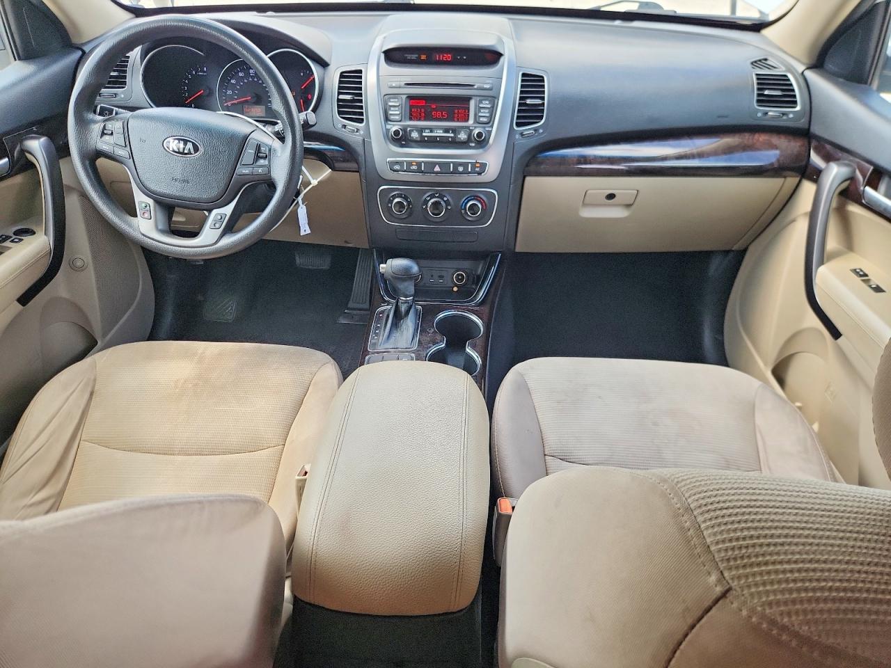 2015 Kia Sorento Lx White vin: 5XYKT4A73FG635977