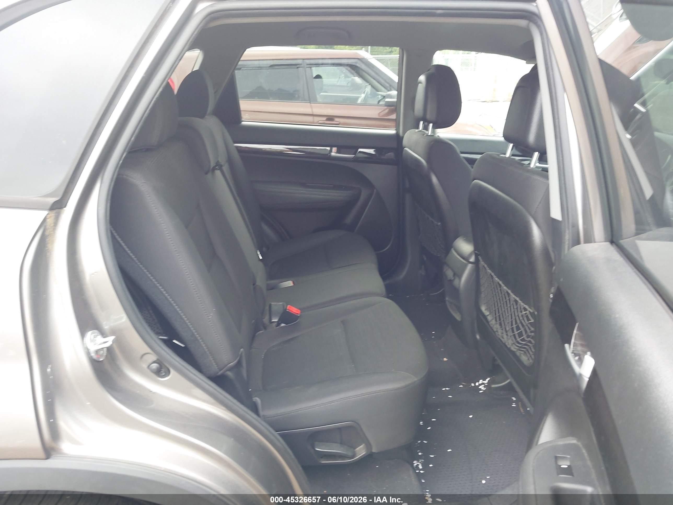 2014 Kia Sorento Lx V6 Gray vin: 5XYKT4A74EG534512
