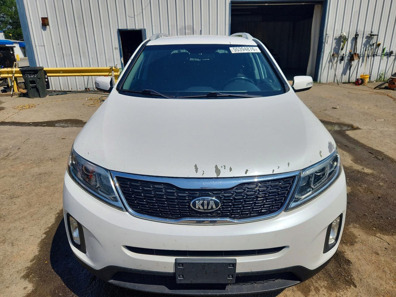 2015 Kia Sorento Lx White vin: 5XYKT4A74FG612868