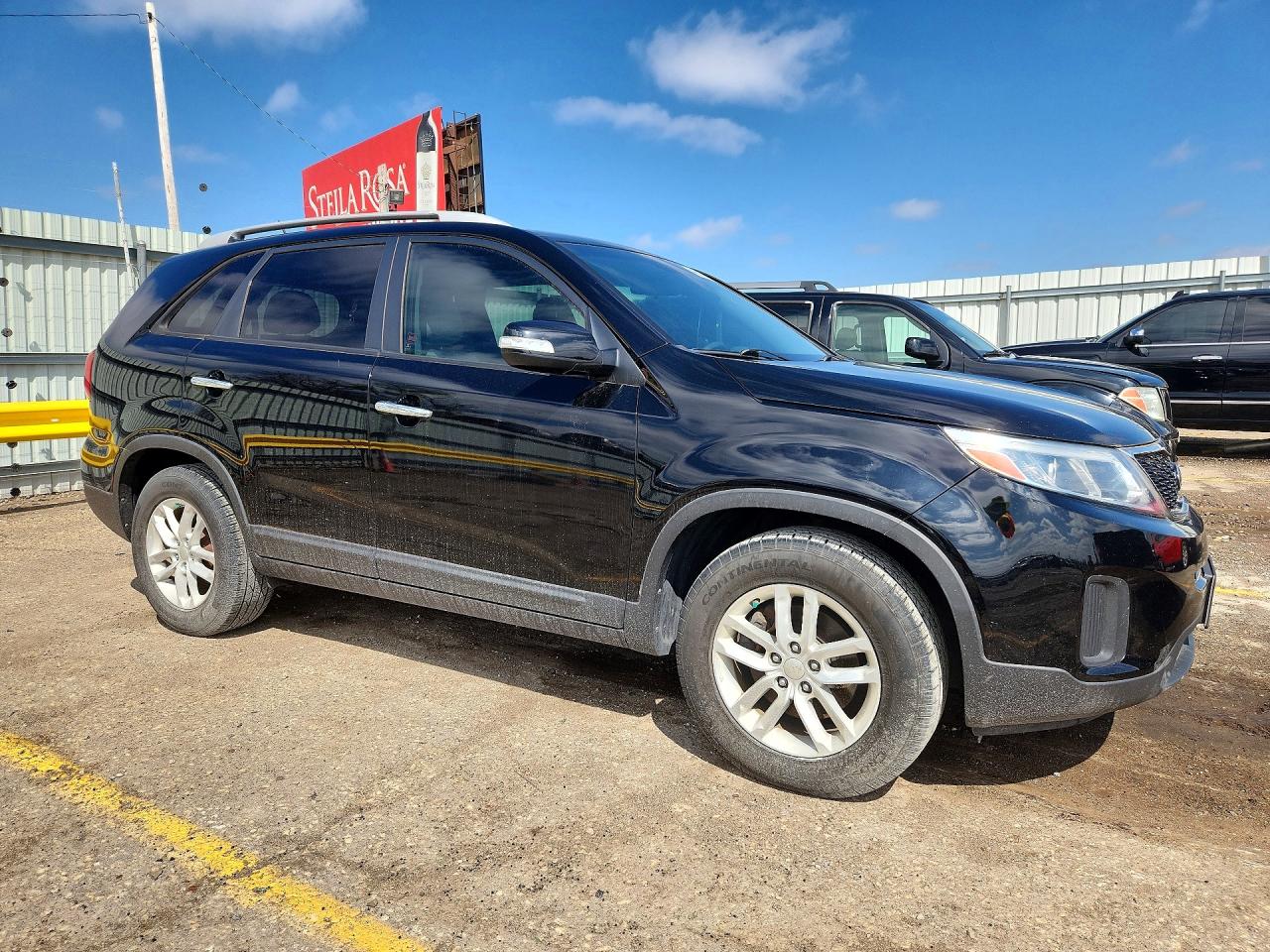 2014 Kia Sorento Lx Black vin: 5XYKT4A75EG458931