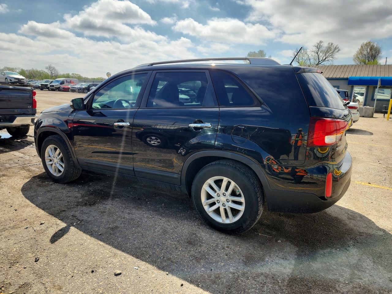 2014 Kia Sorento Lx Black vin: 5XYKT4A75EG458931
