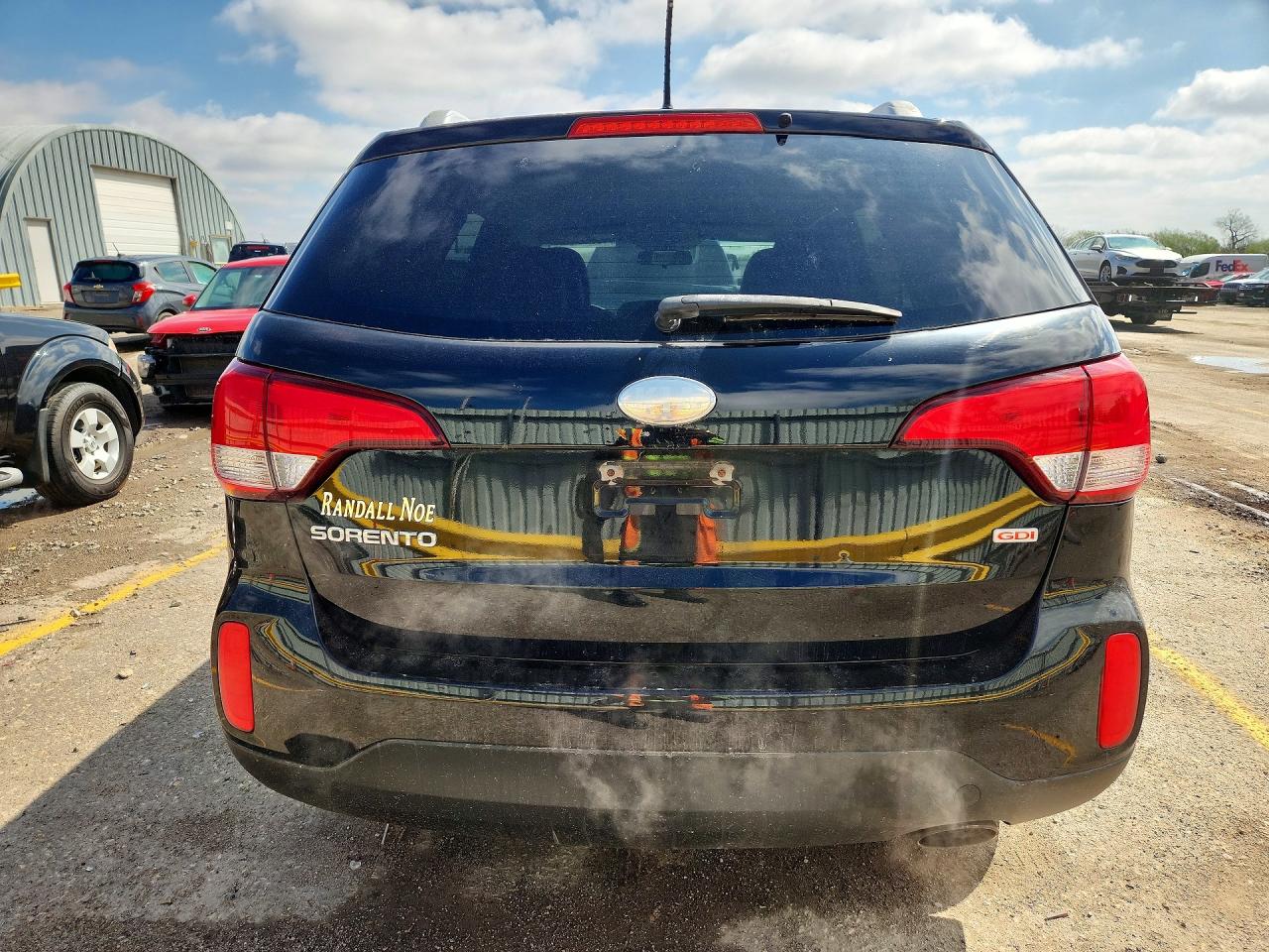 2014 Kia Sorento Lx Black vin: 5XYKT4A75EG458931