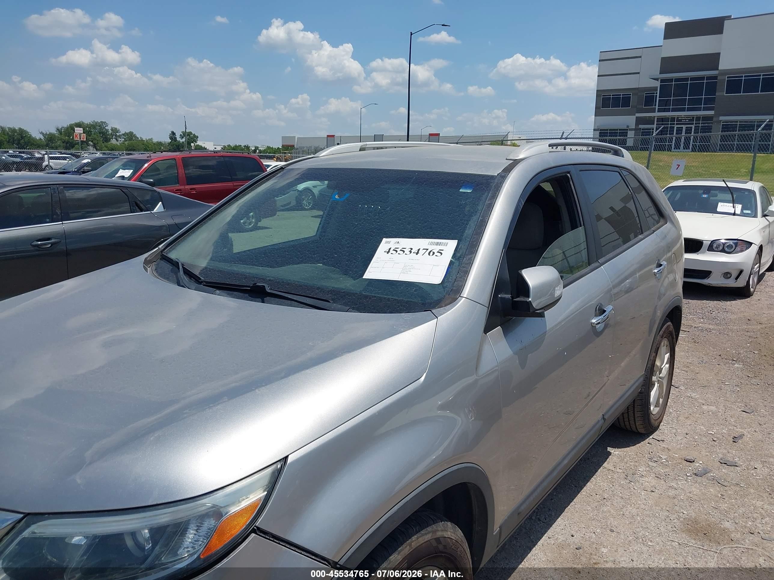 2015 Kia Sorento Lx V6 Gray vin: 5XYKT4A75FG609431
