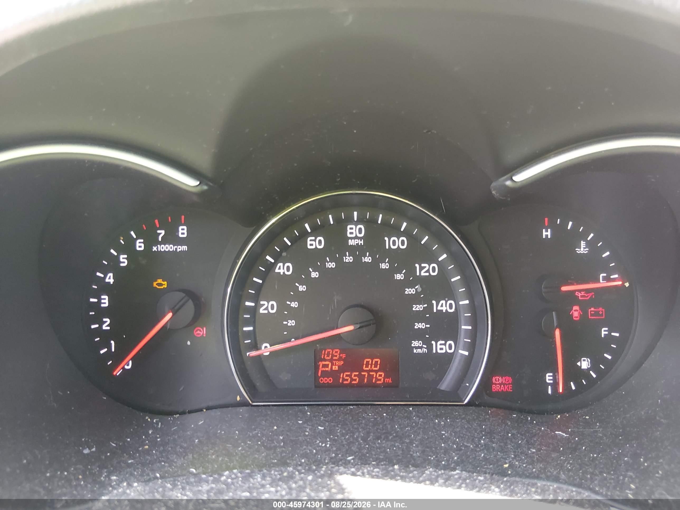 2015 Kia Sorento Lx V6 Red vin: 5XYKT4A76FG551703