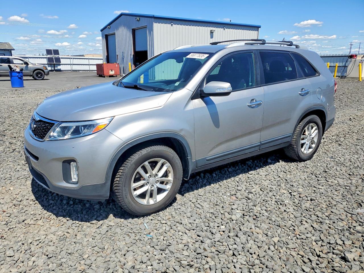 2014 Kia Sorento Lx Серебряный vin: 5XYKT4A79EG485954