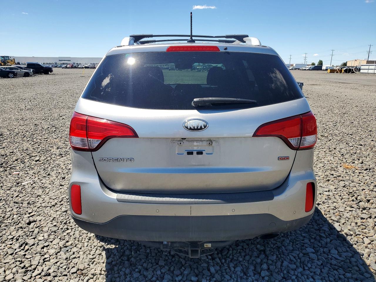2014 Kia Sorento Lx Silver vin: 5XYKT4A79EG485954