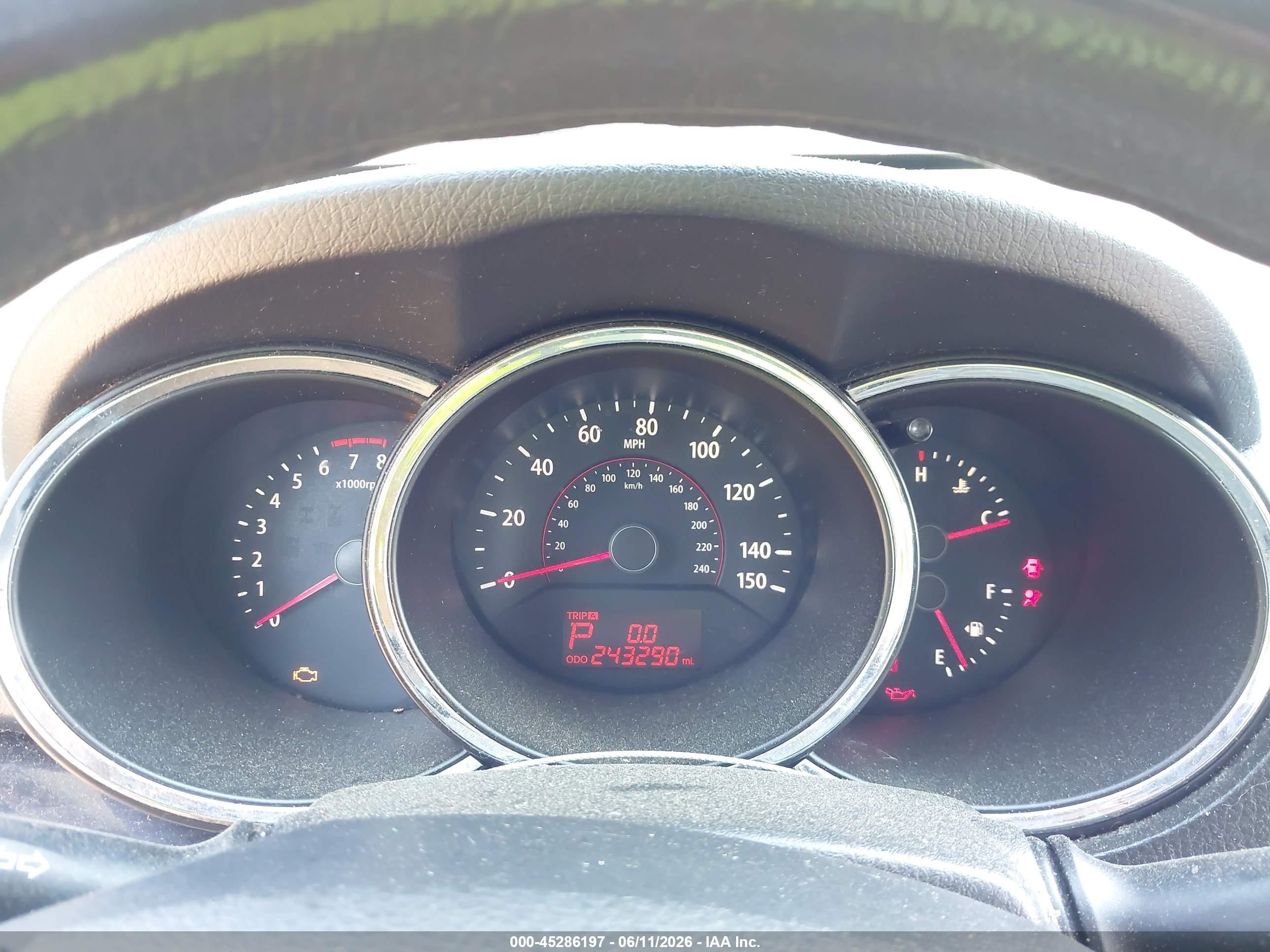 2011 Kia Sorento Lx Black vin: 5XYKTCA12BG030509