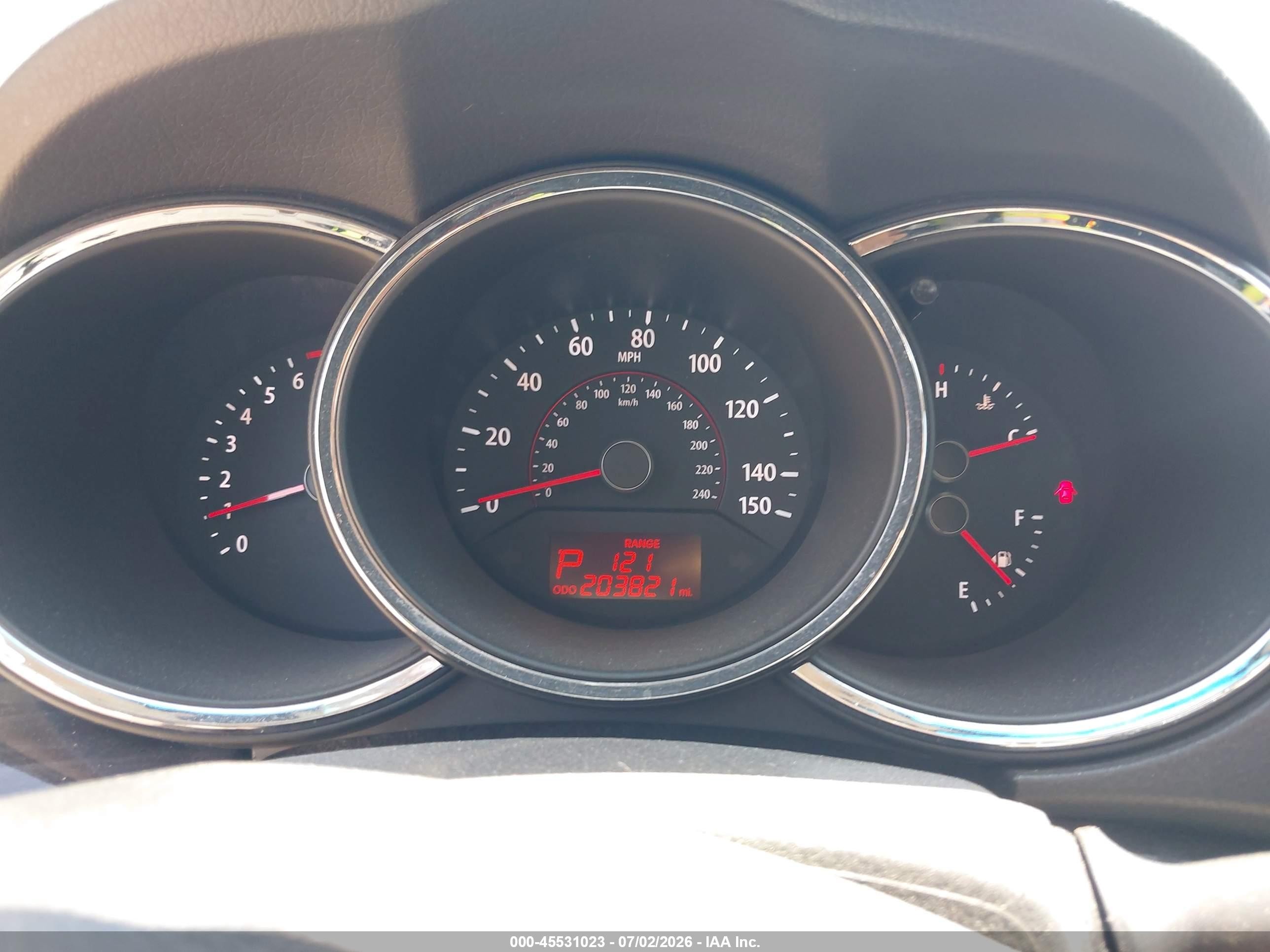 2011 Kia Sorento Lx Красный vin: 5XYKTCA13BG016702