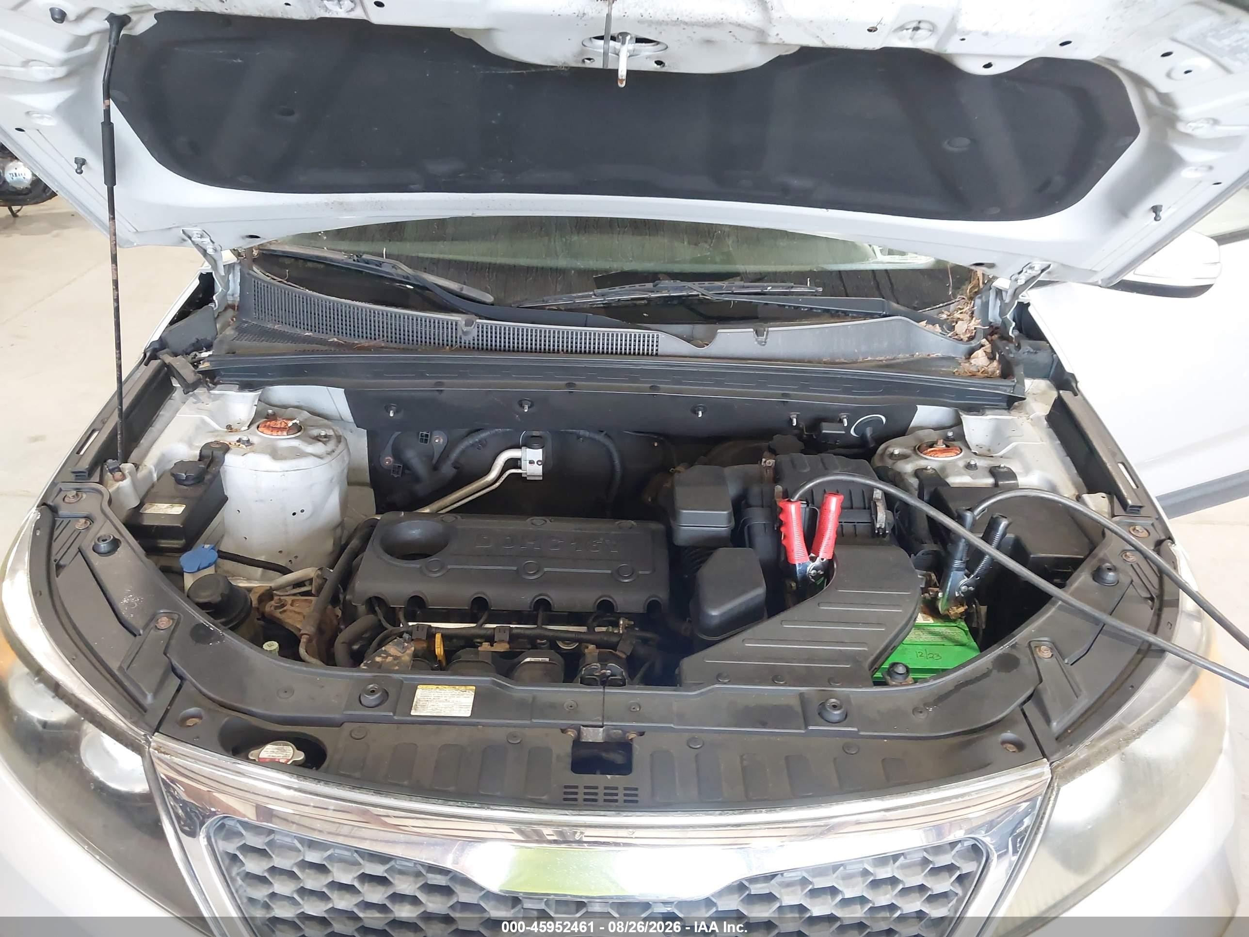 2011 Kia Sorento Lx Silver vin: 5XYKTCA14BG003473