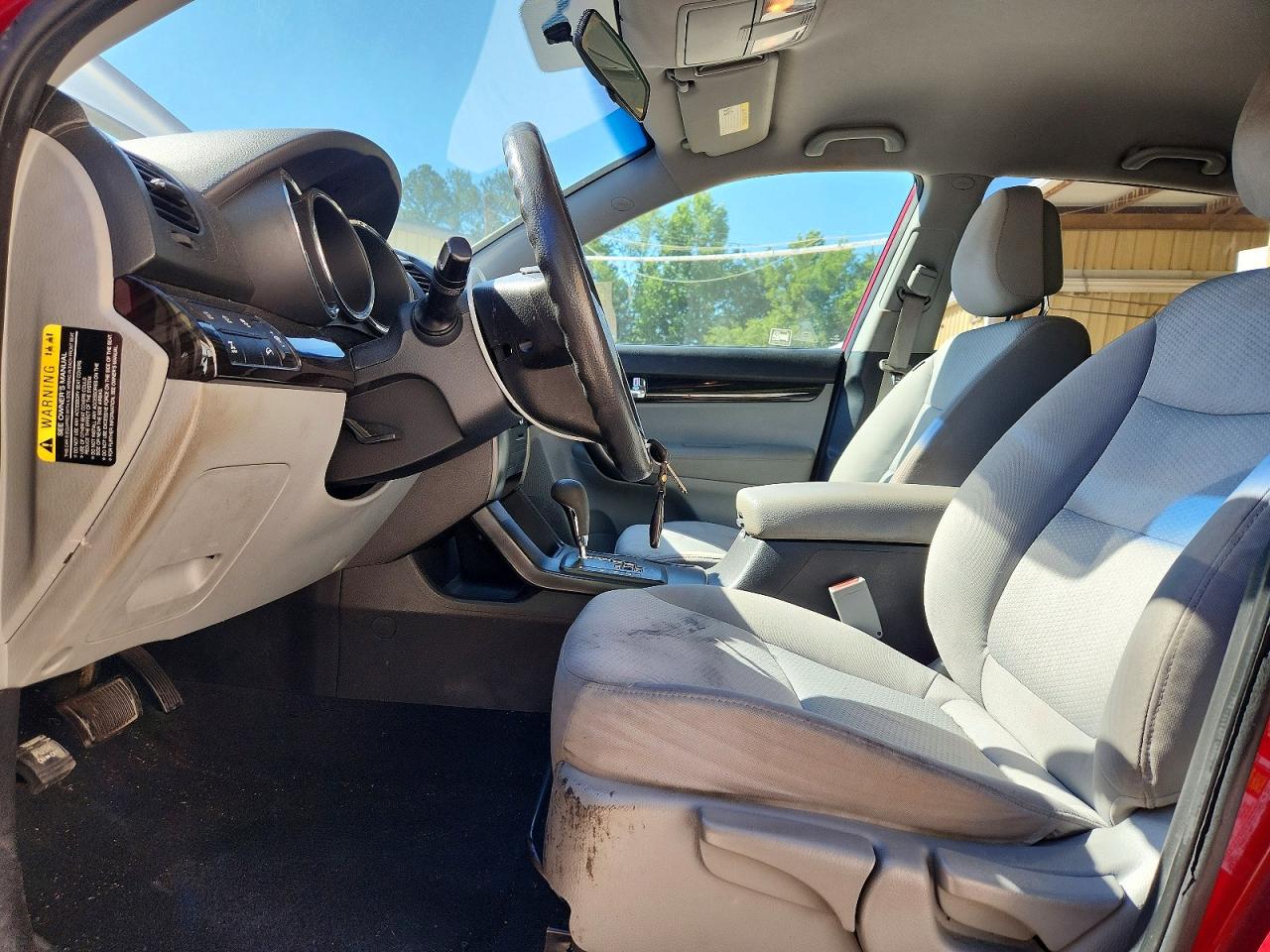 2011 Kia Sorento Lx Burgundy vin: 5XYKTCA14BG005336