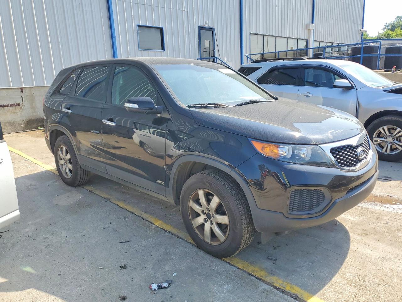 2011 Kia Sorento Lx Black vin: 5XYKTCA16BG007864