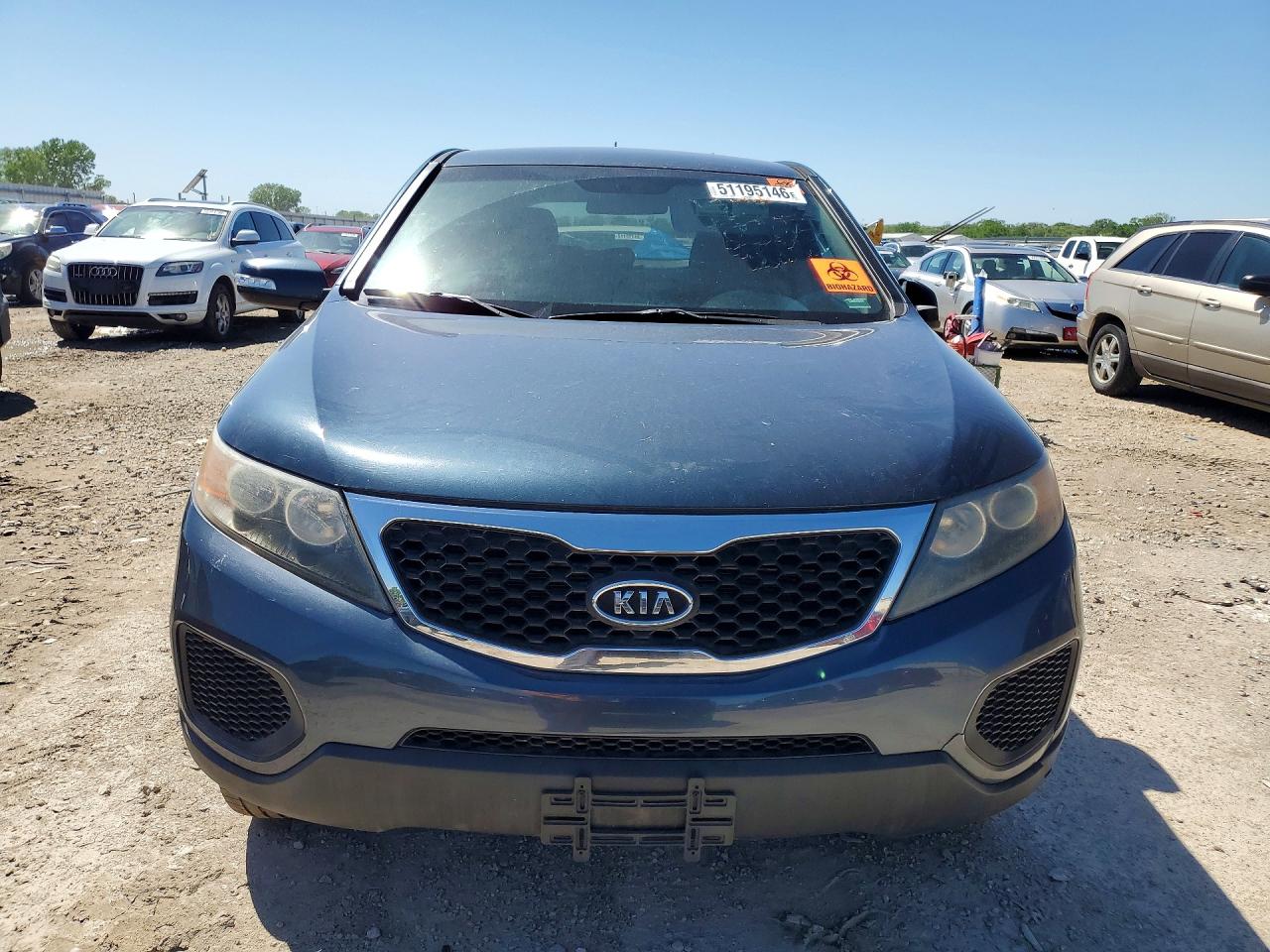 2011 Kia Sorento Lx Blue vin: 5XYKTCA16BG155318