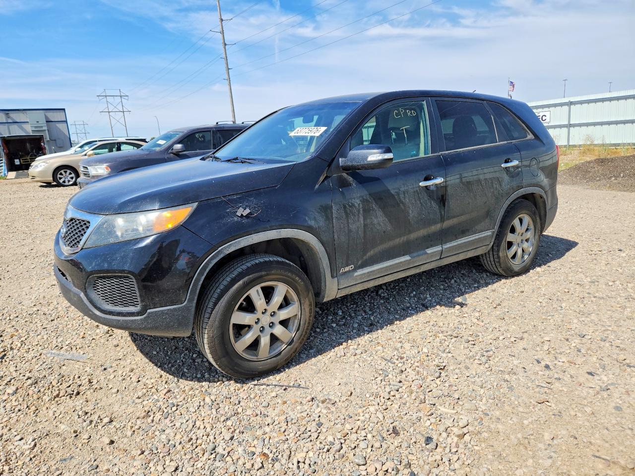 2011 Kia Sorento Lx Black vin: 5XYKTCA18BG031518