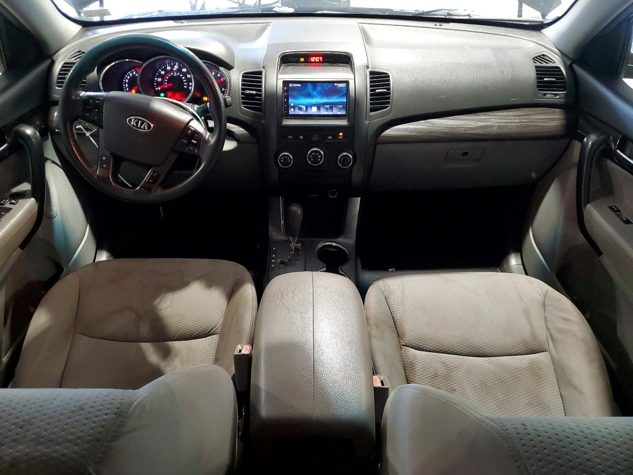 2012 Kia Sorento Lx Черный vin: 5XYKTCA60CG195553