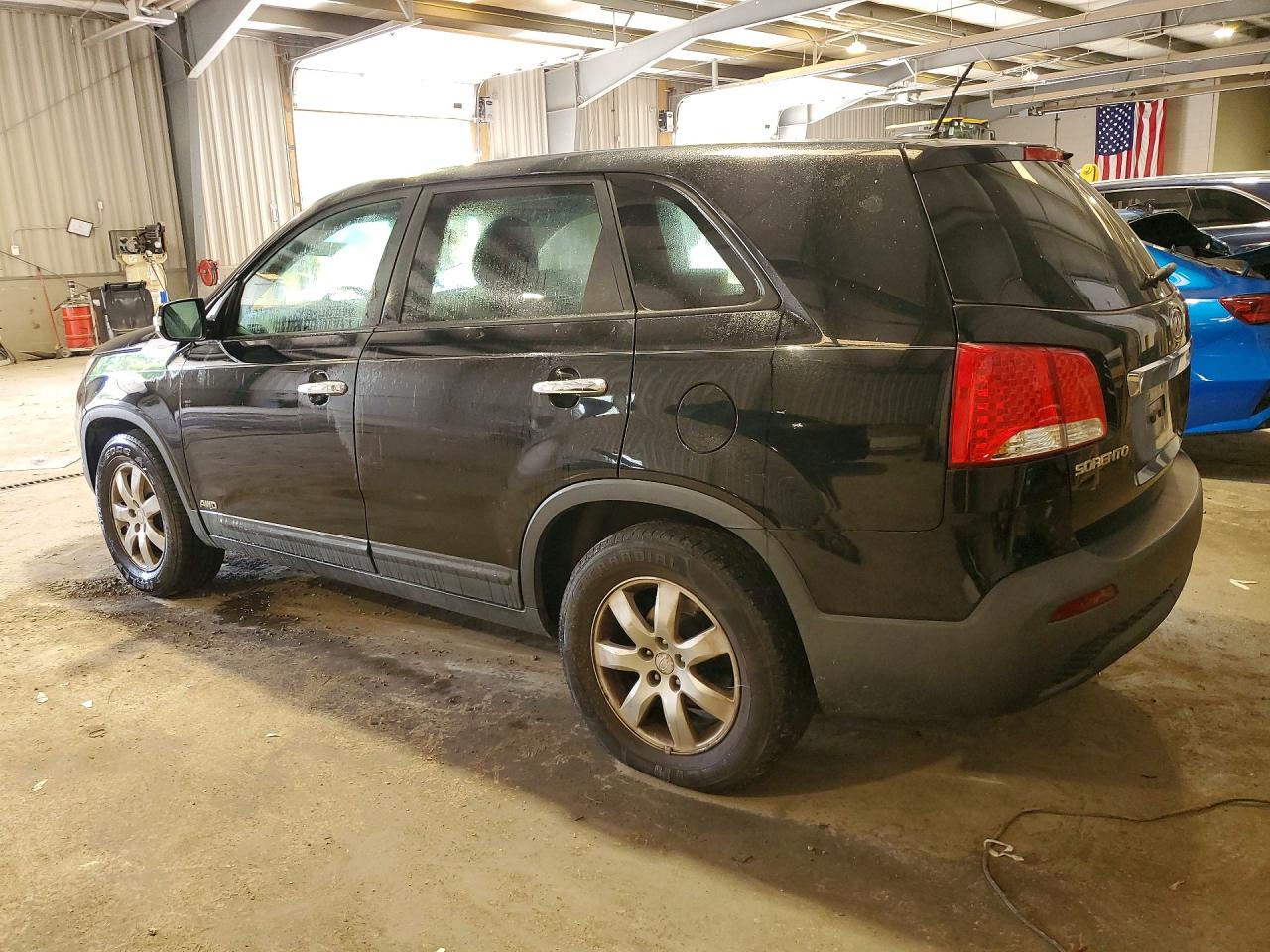 2012 Kia Sorento Lx Черный vin: 5XYKTCA60CG195553