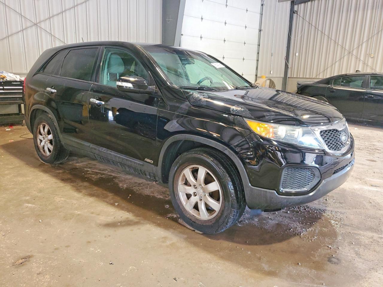 2012 Kia Sorento Lx Черный vin: 5XYKTCA60CG195553
