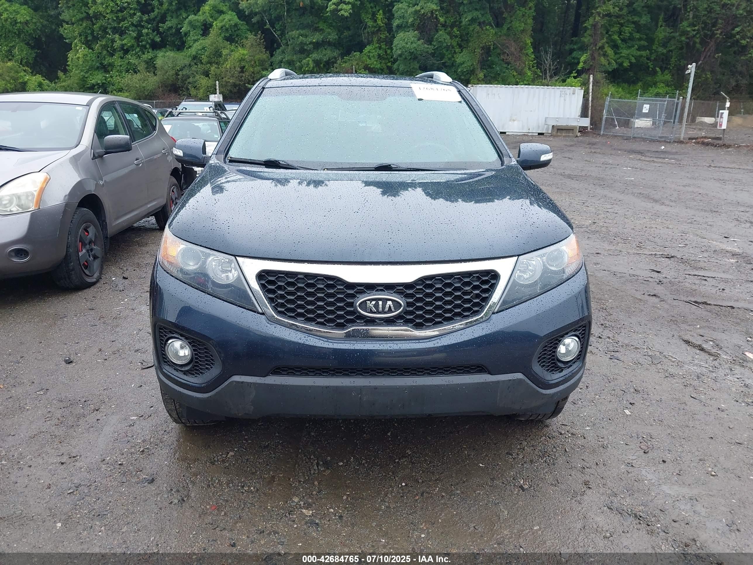 2012 Kia Sorento Lx Синий vin: 5XYKTCA60CG296320