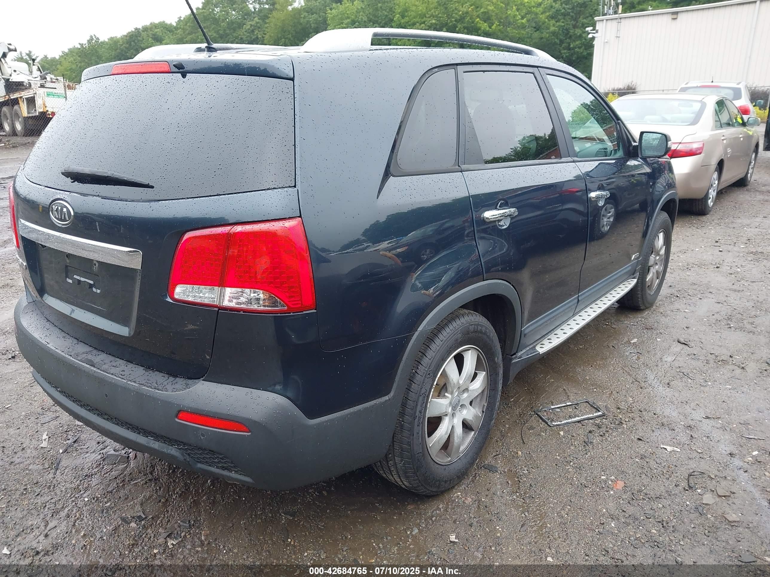 2012 Kia Sorento Lx Синий vin: 5XYKTCA60CG296320
