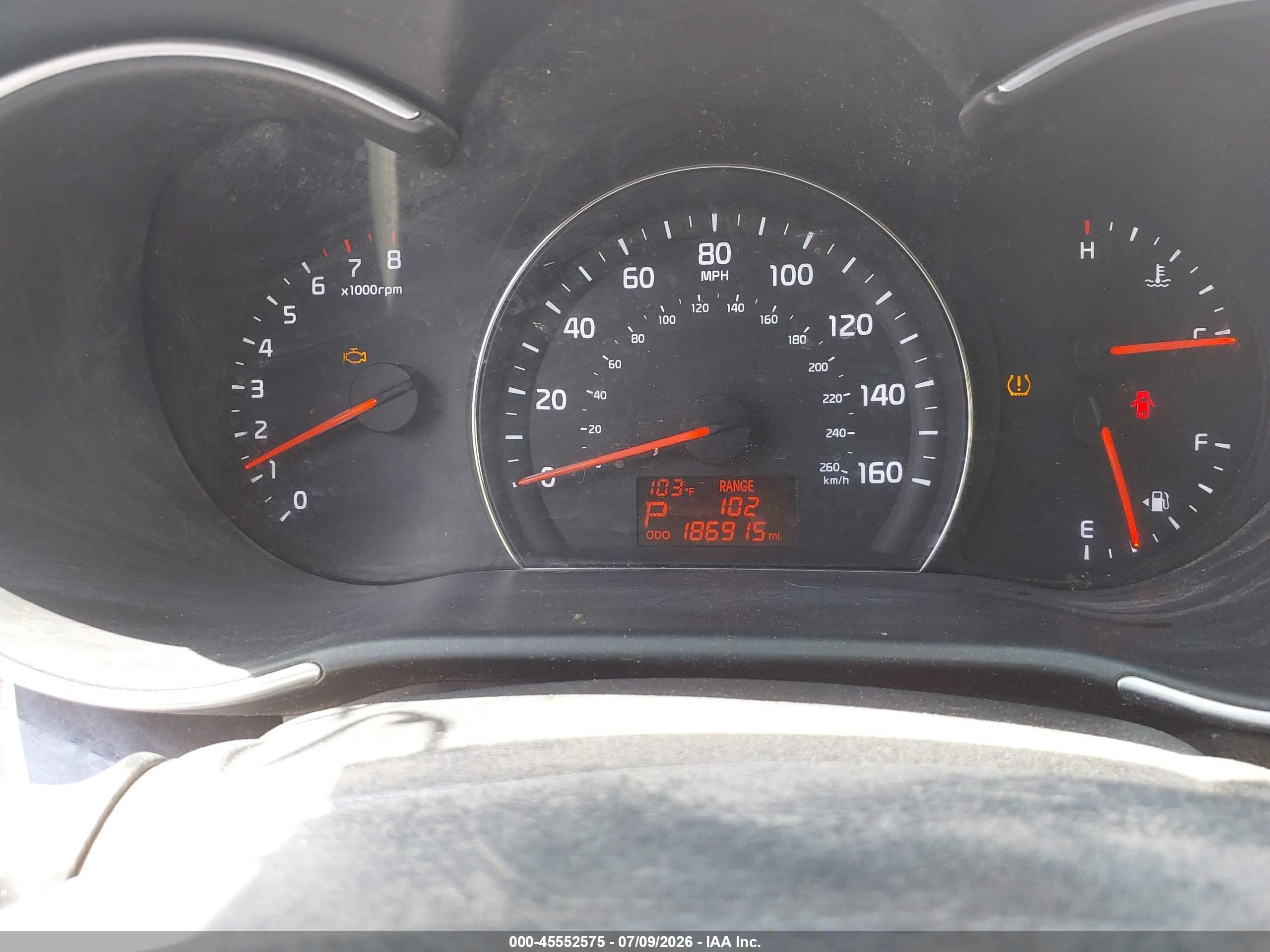 2014 Kia Sorento Lx White vin: 5XYKTCA60EG475752