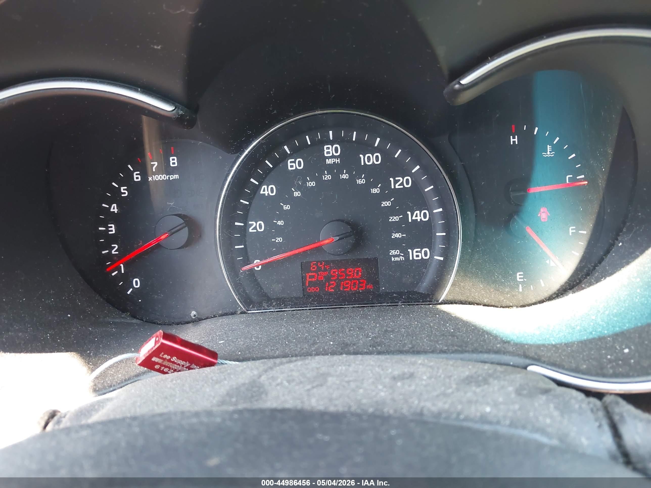 2014 Kia Sorento Lx Red vin: 5XYKTCA60EG541166