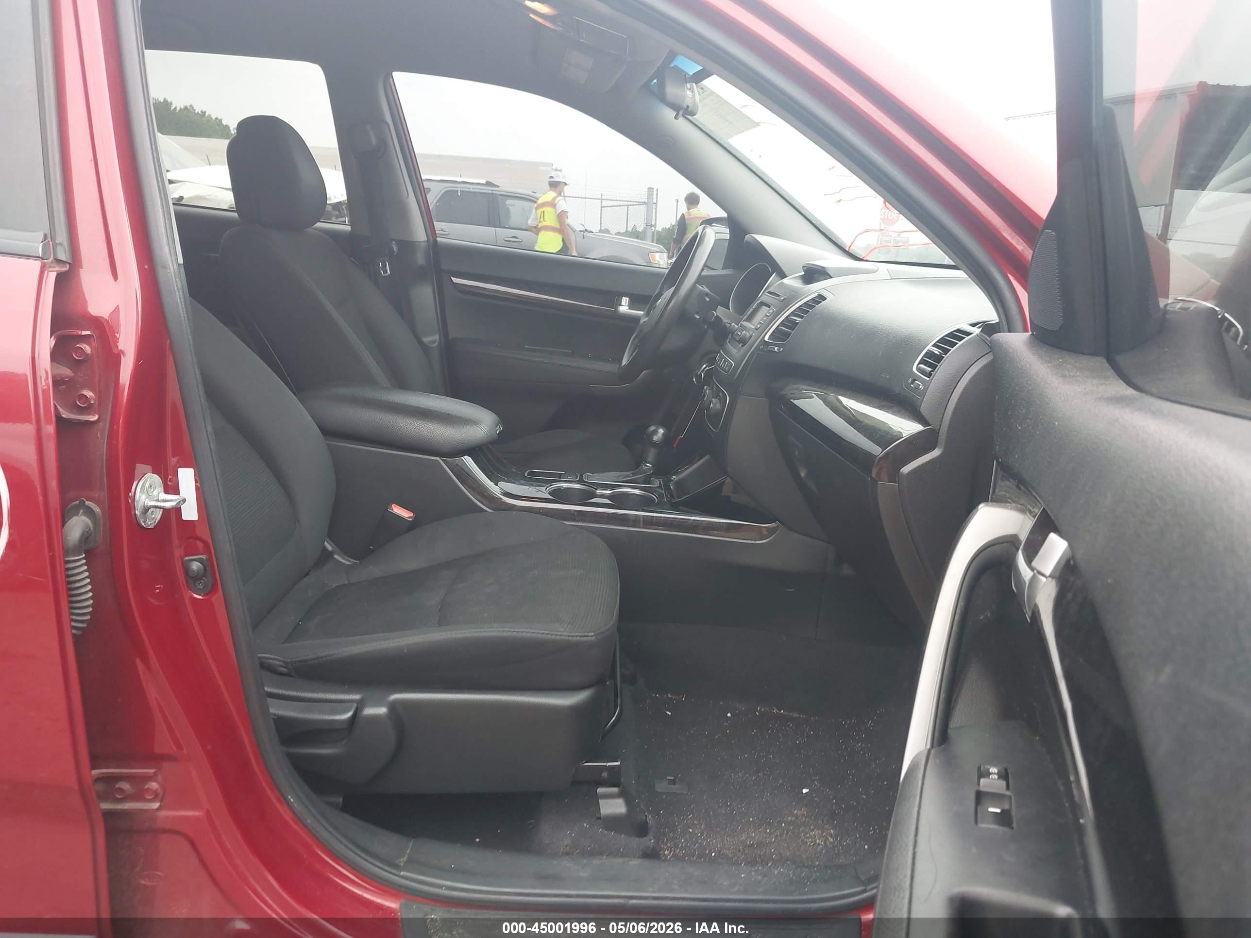 2014 Kia Sorento Lx Red vin: 5XYKTCA60EG545217