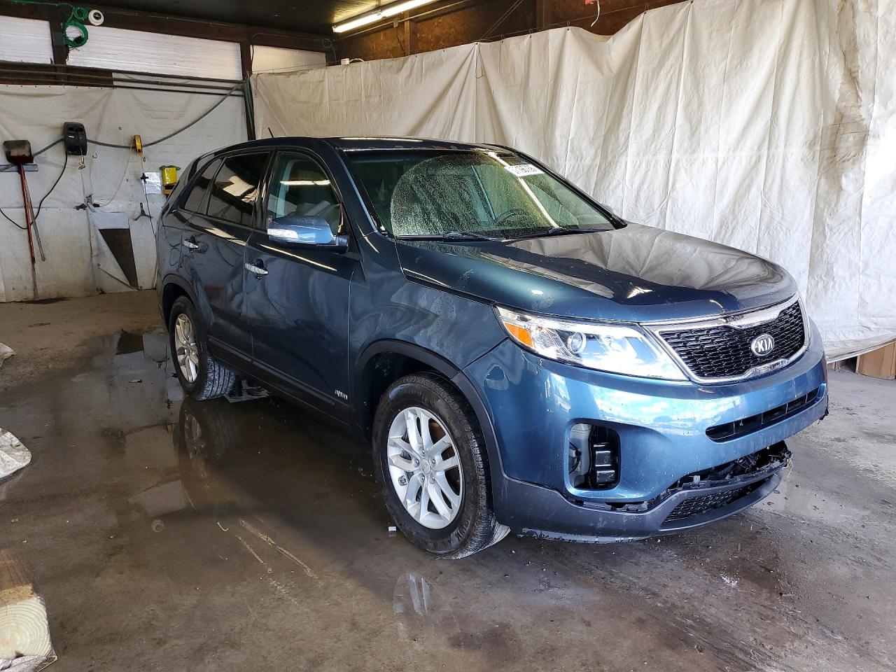 2015 Kia Sorento Lx Blue vin: 5XYKTCA60FG609614
