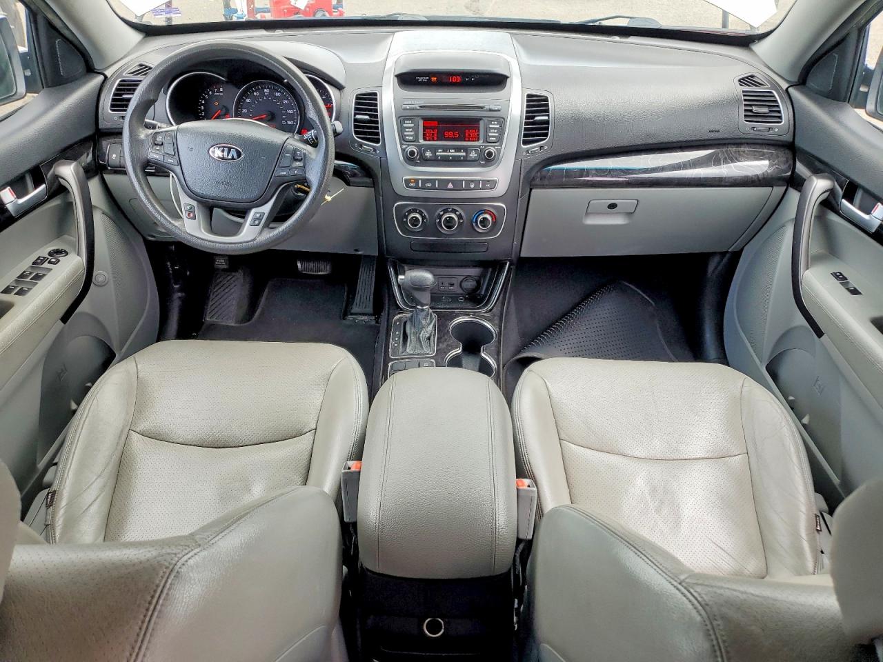 2015 Kia Sorento Lx Gray vin: 5XYKTCA60FG636117