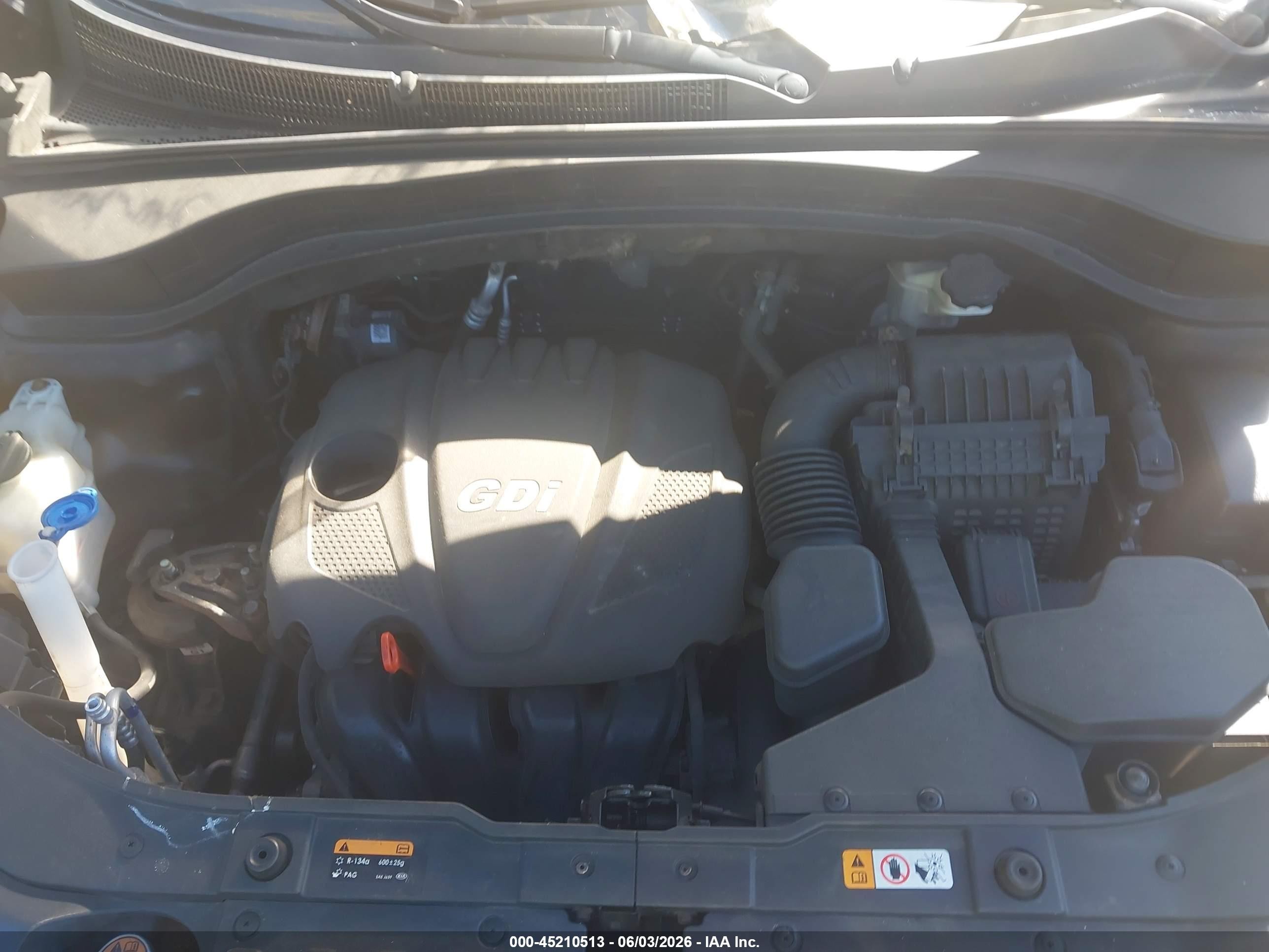 2015 Kia Sorento Lx Черный vin: 5XYKTCA60FG640846
